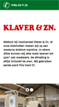 Mobile Screenshot of klaverblokhutten.nl